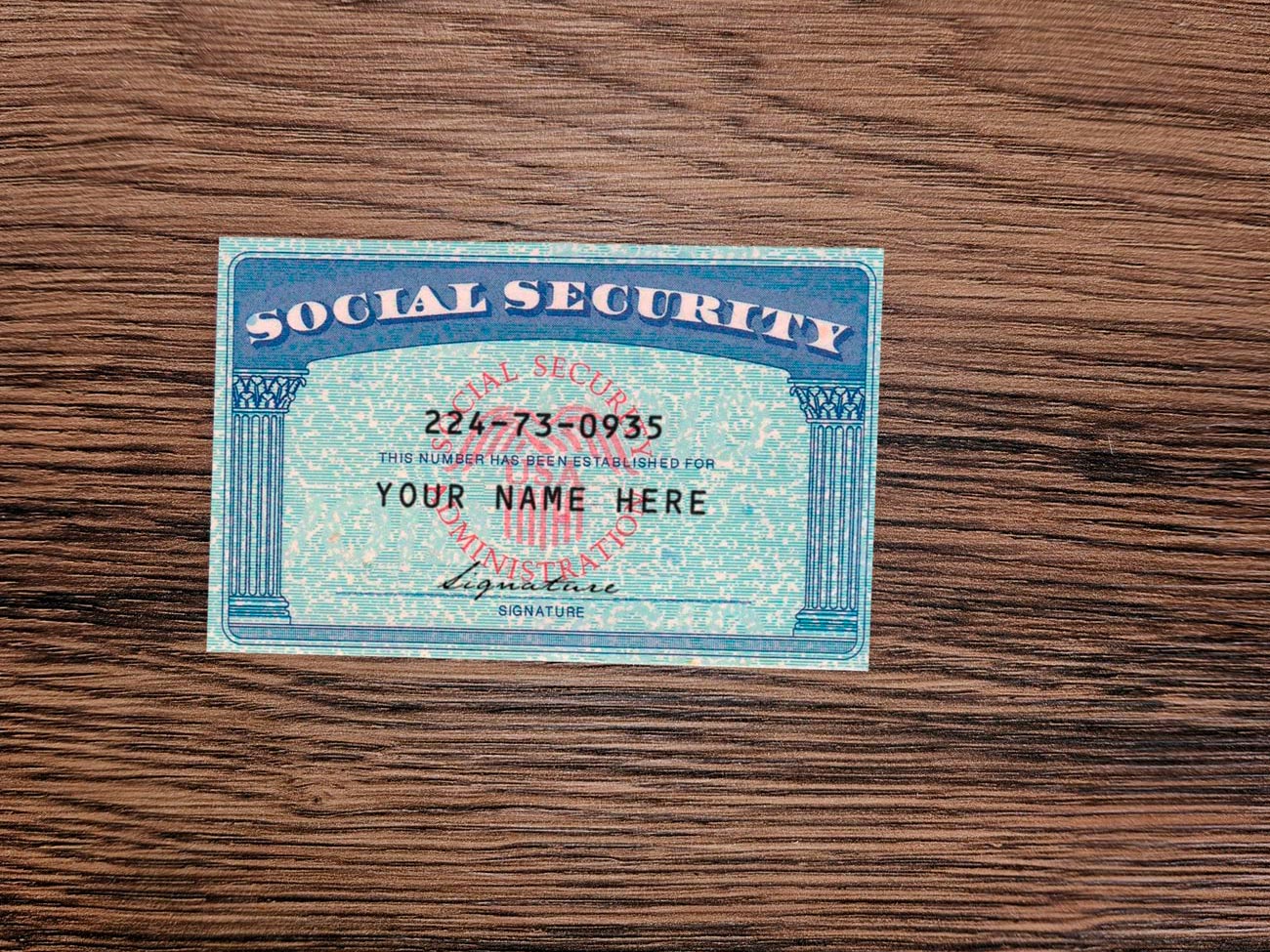 social security card font generator